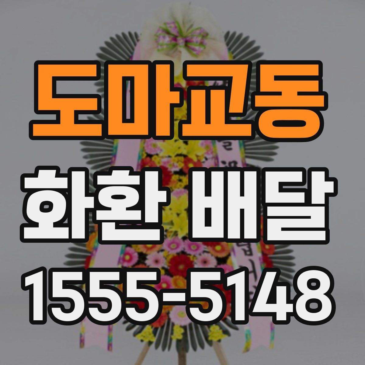 도마교동 화환 배달