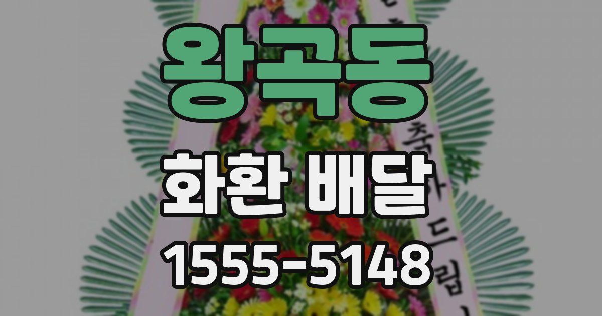 왕곡동 화환 배달