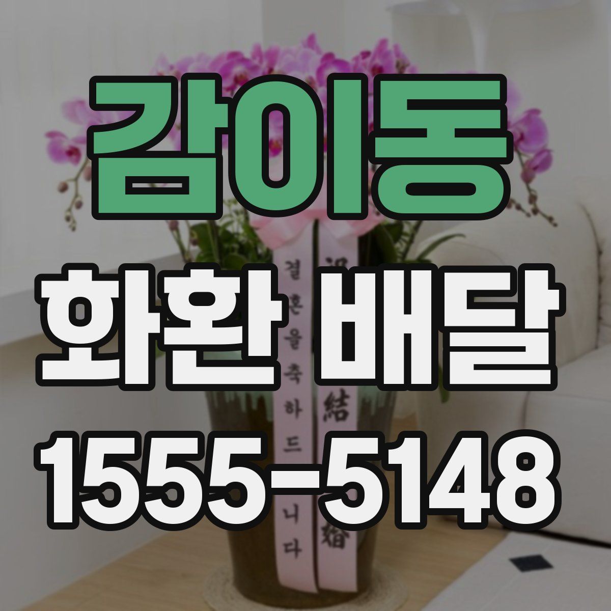 감이동 화환 배달