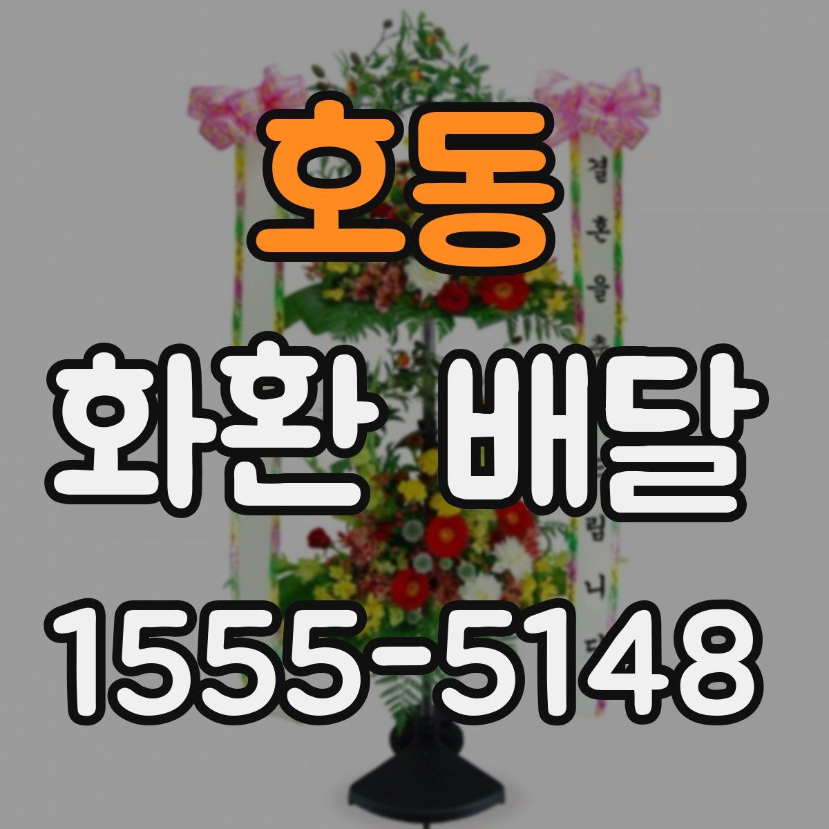 호동 화환 배달