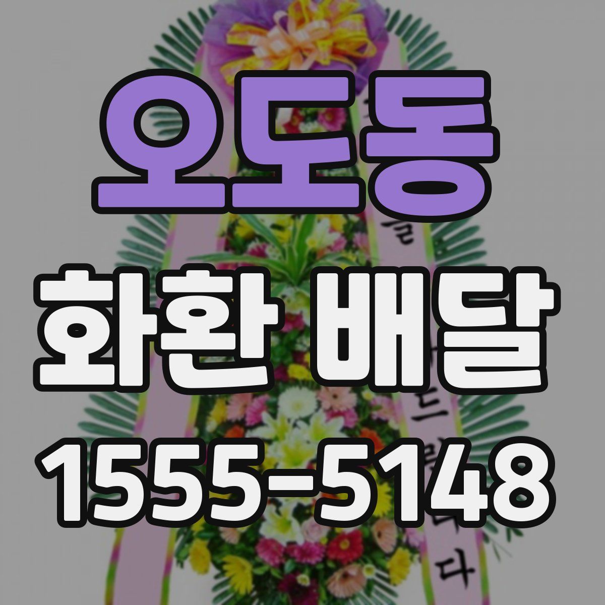 오도동 화환 배달