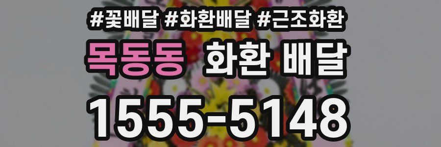 목동동 화환 배달