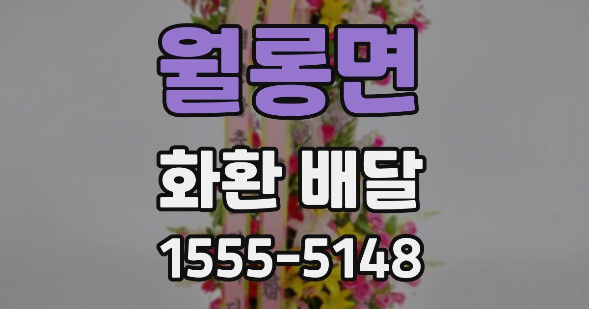 월롱면 화환 배달