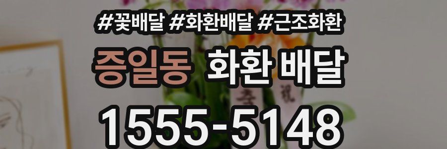 증일동 화환 배달