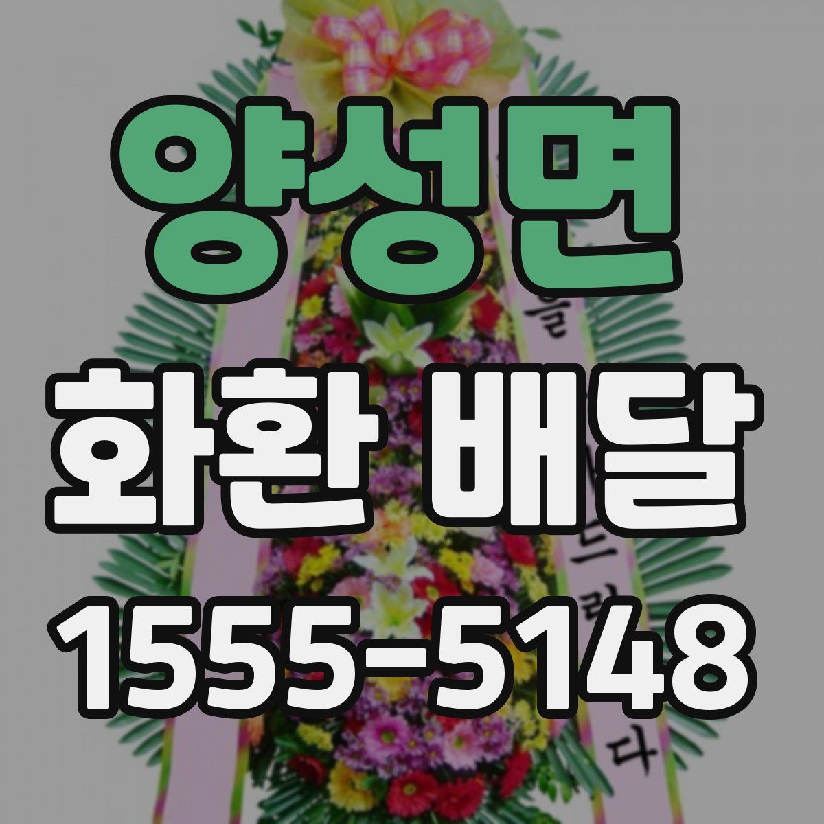 양성면 화환 배달