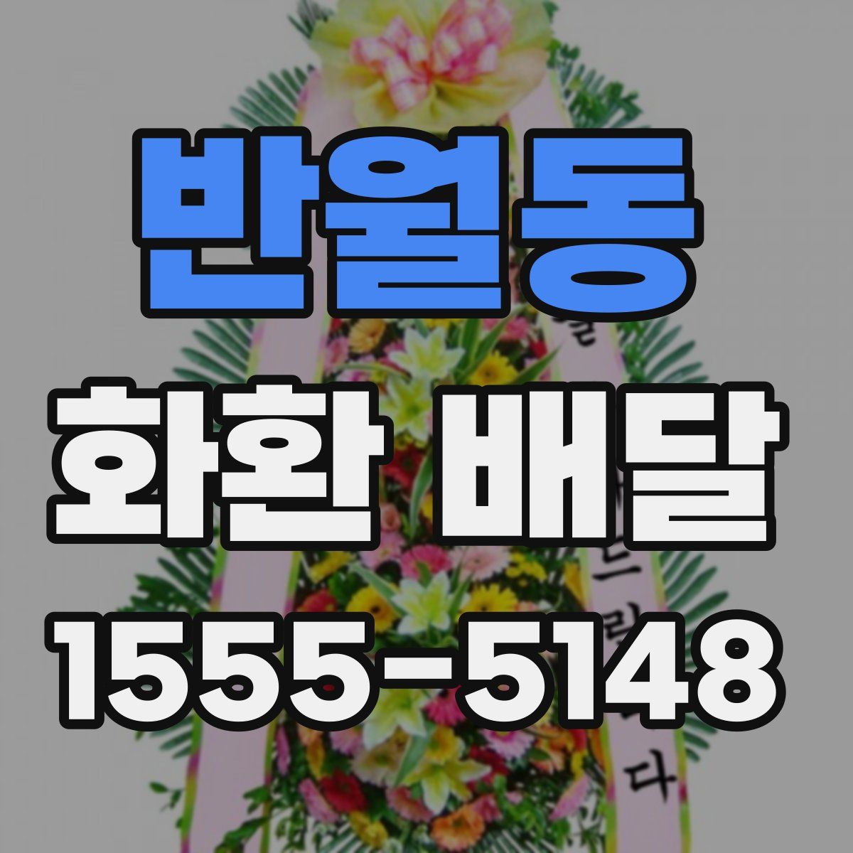 반월동 화환 배달