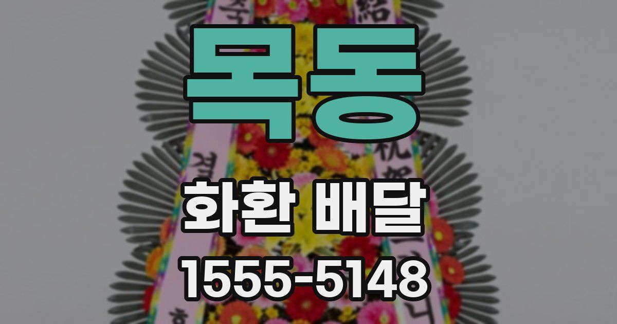목동 화환 배달