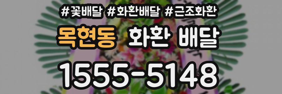 목현동 화환 배달