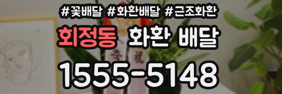 회정동 화환 배달