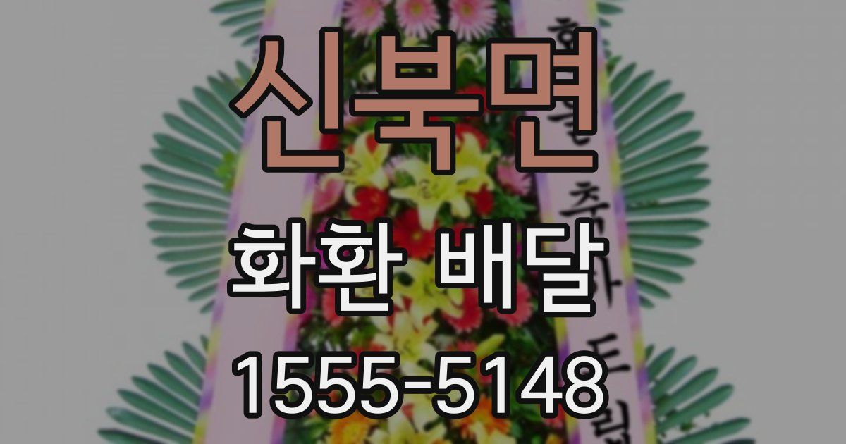 신북면 화환 배달