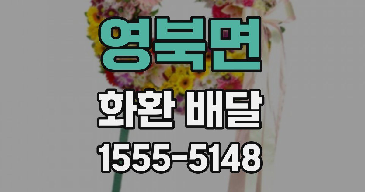 영북면 화환 배달