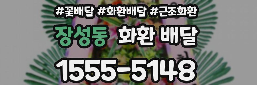 장성동 화환 배달