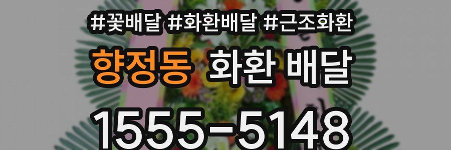 향정동 화환 배달