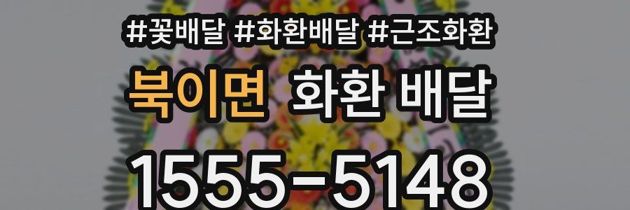북이면 화환 배달