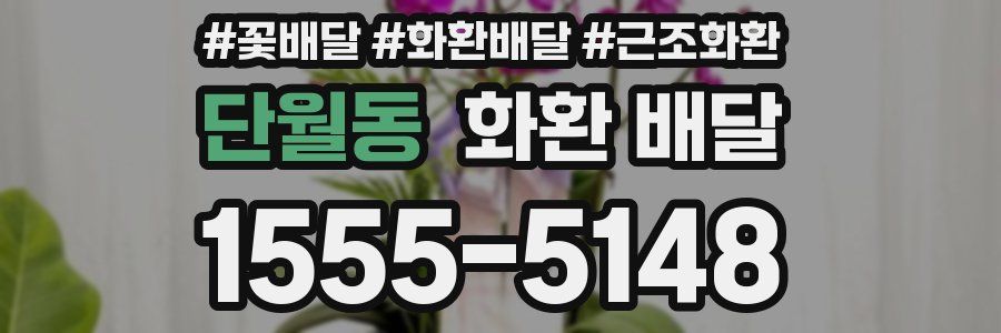 단월동 화환 배달