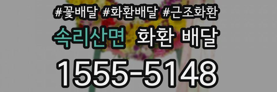 속리산면 화환 배달