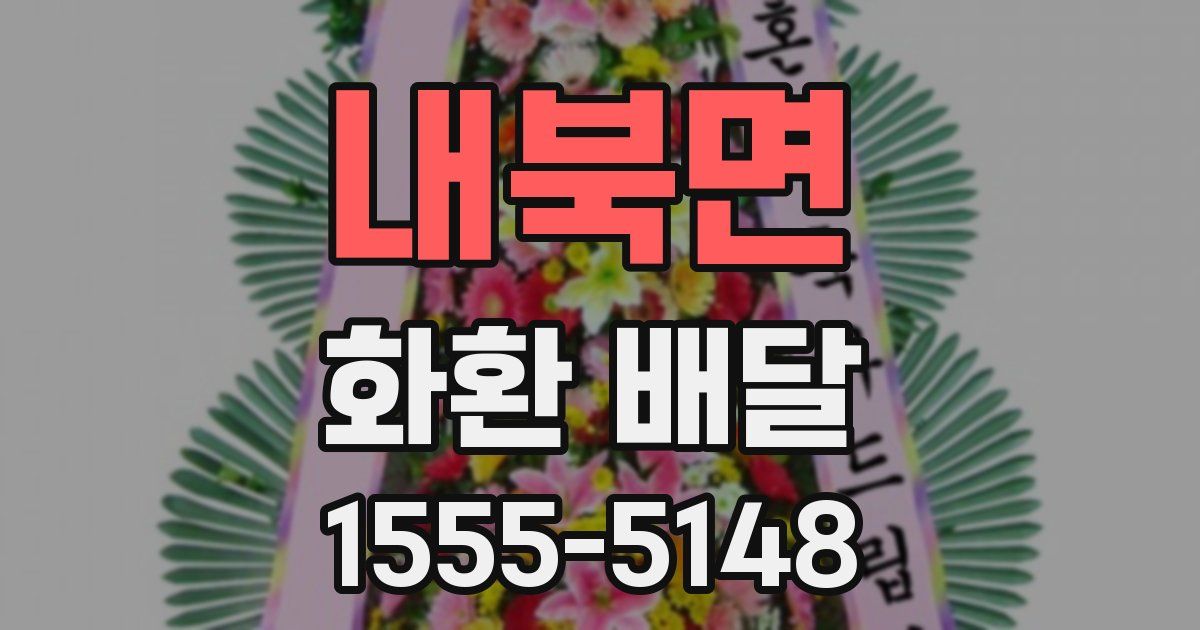 내북면 화환 배달