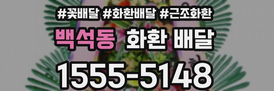 백석동 화환 배달