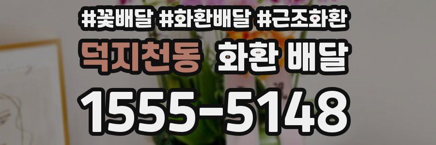 덕지천동 화환 배달