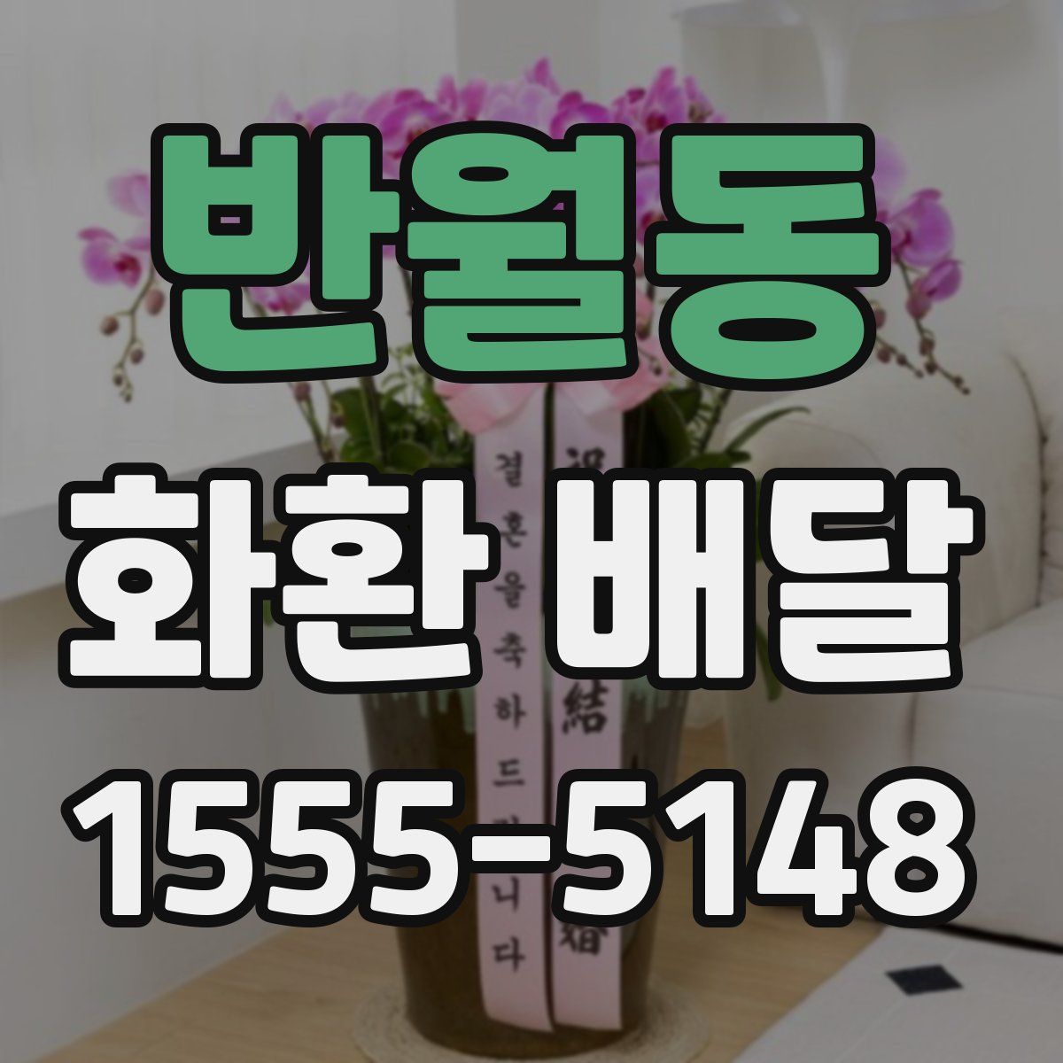 반월동 화환 배달