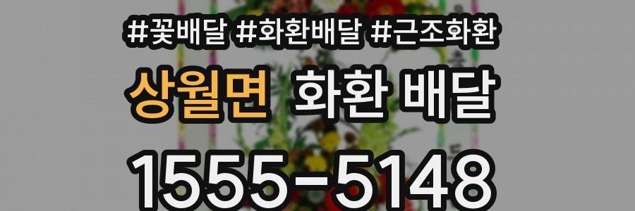 상월면 화환 배달