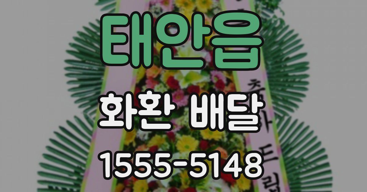 태안읍 화환 배달