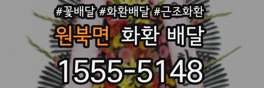 원북면 화환 배달
