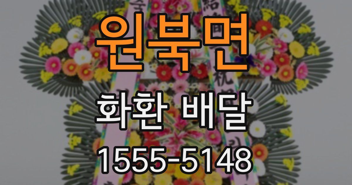 원북면 화환 배달