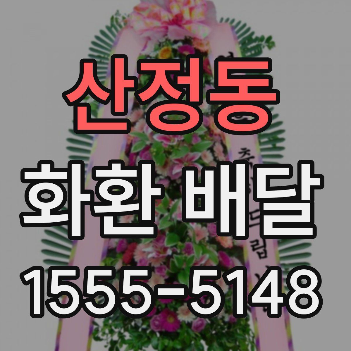 산정동 화환 배달