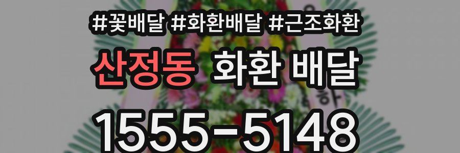산정동 화환 배달