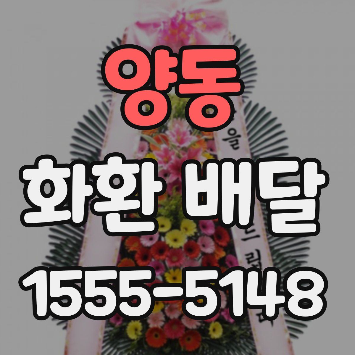 양동 화환 배달