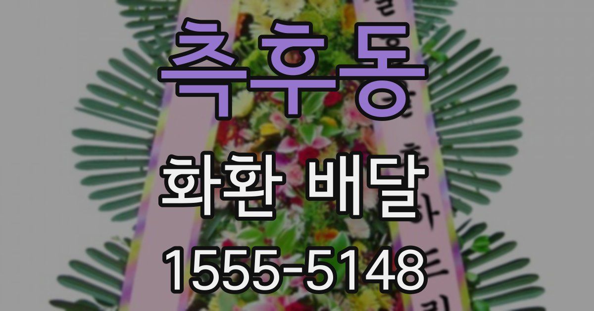 측후동 화환 배달