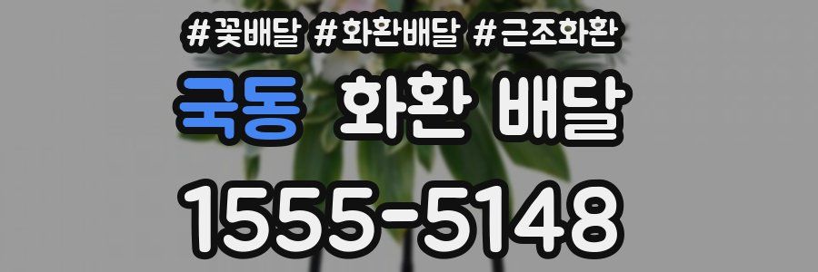 국동 화환 배달