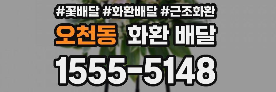 오천동 화환 배달