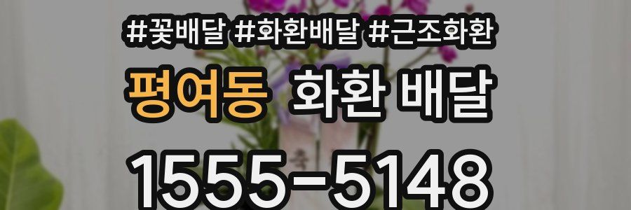 평여동 화환 배달