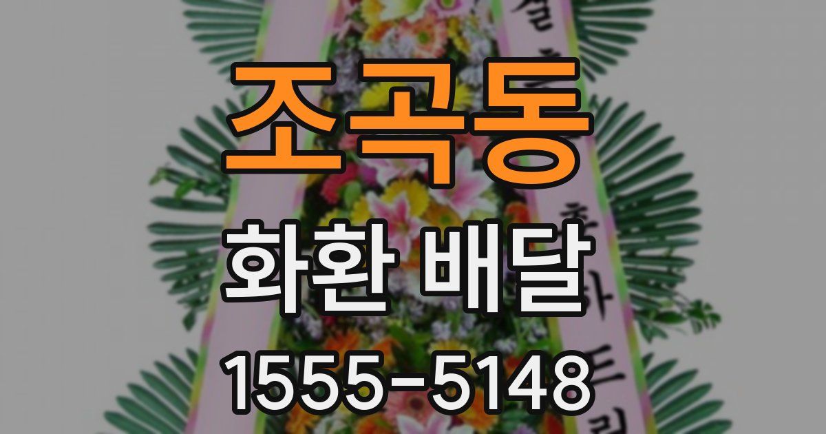 조곡동 화환 배달
