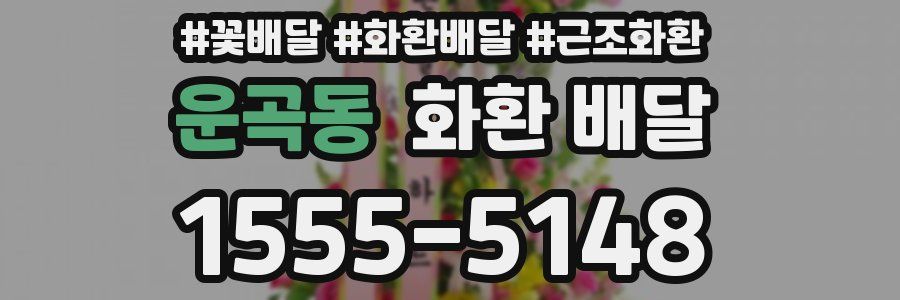 운곡동 화환 배달