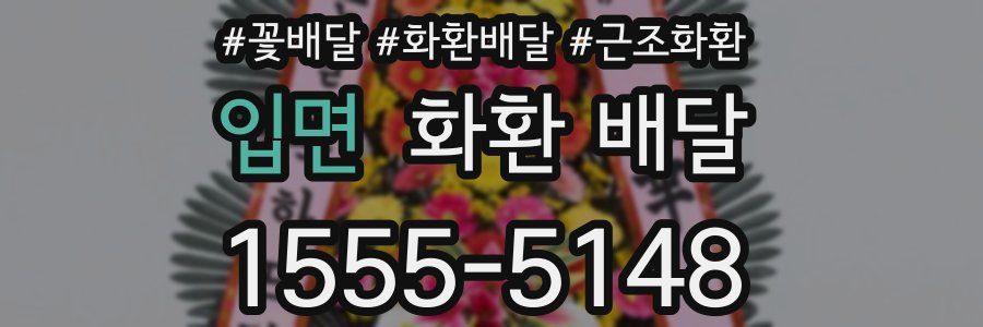 입면 화환 배달