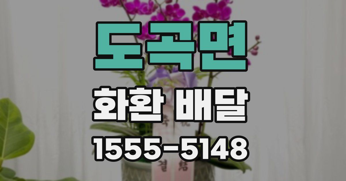 도곡면 화환 배달