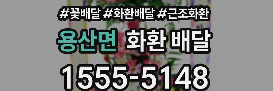 용산면 화환 배달
