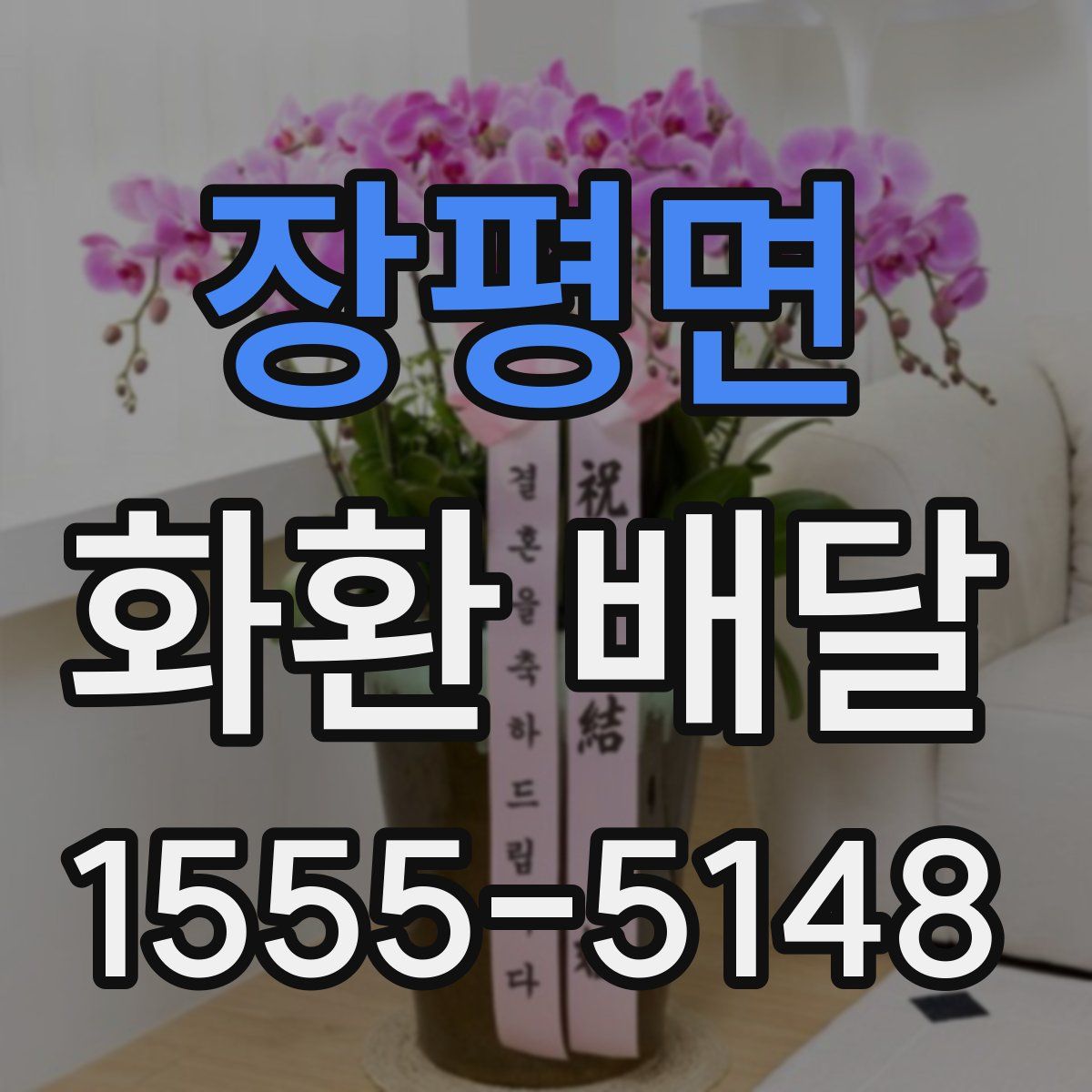 장평면 화환 배달