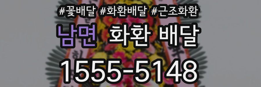남면 화환 배달