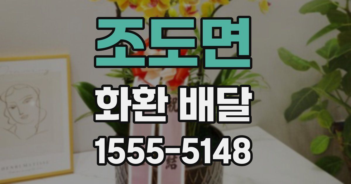 조도면 화환 배달
