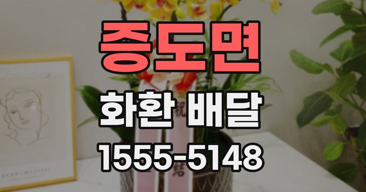 증도면 화환 배달
