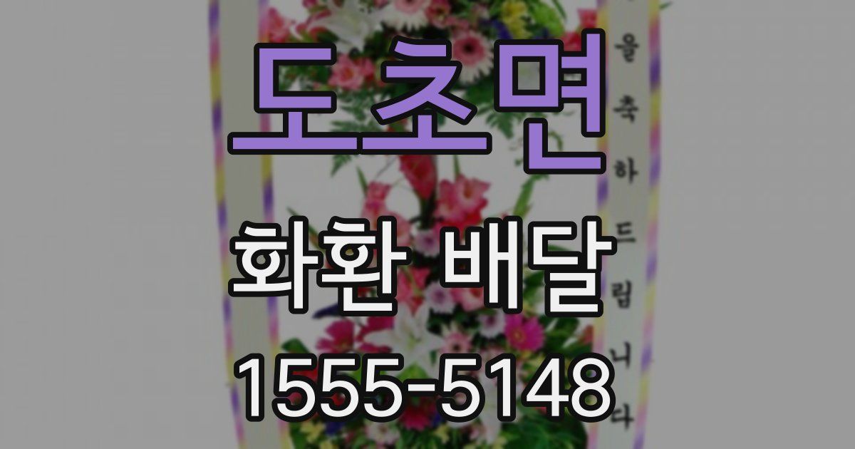 도초면 화환 배달