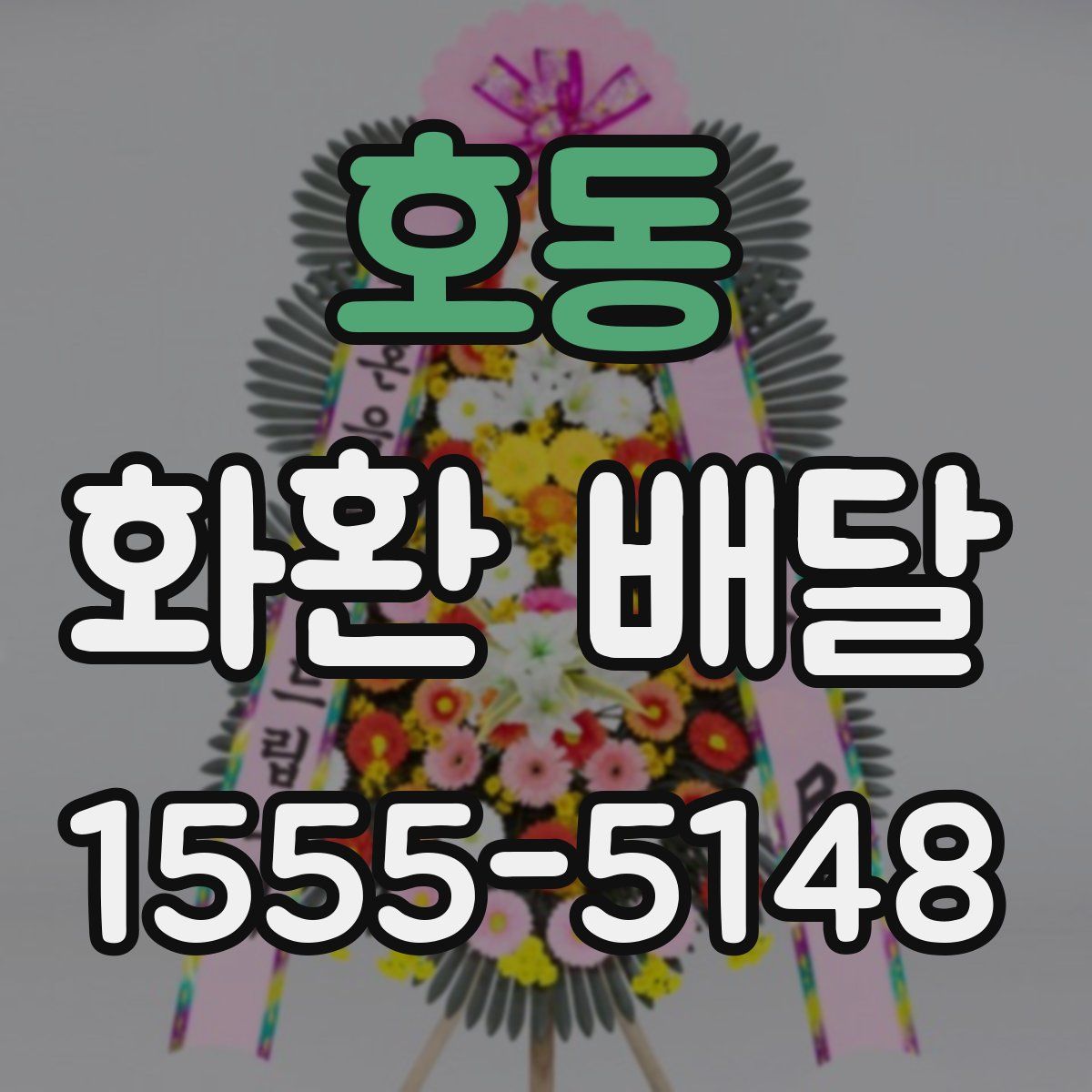 호동 화환 배달
