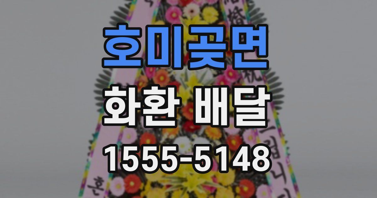 호미곶면 화환 배달