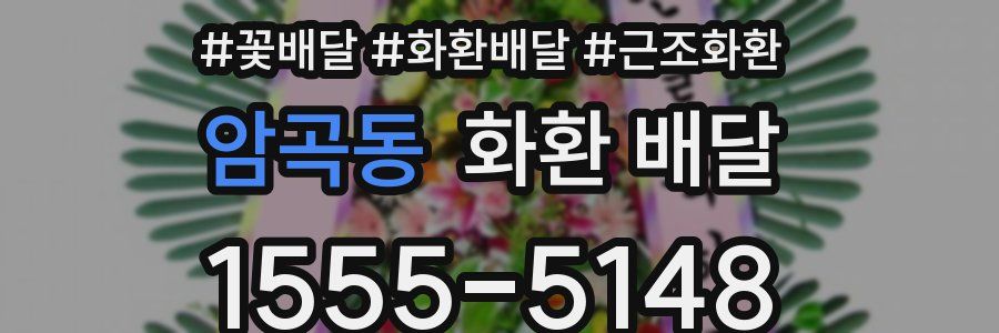 암곡동 화환 배달