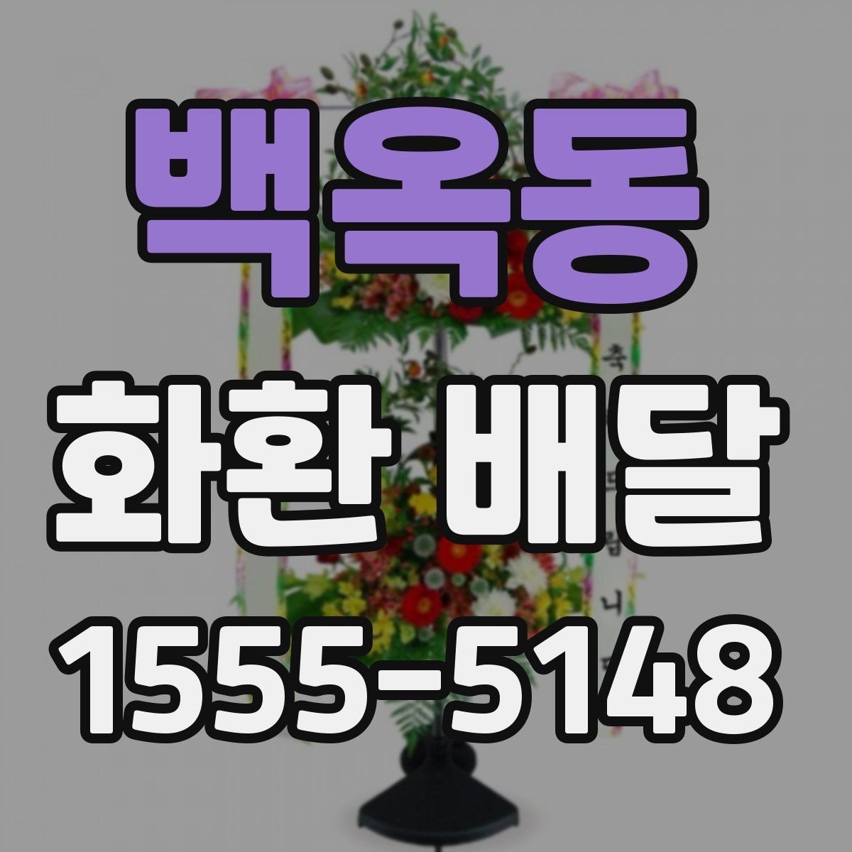 백옥동 화환 배달