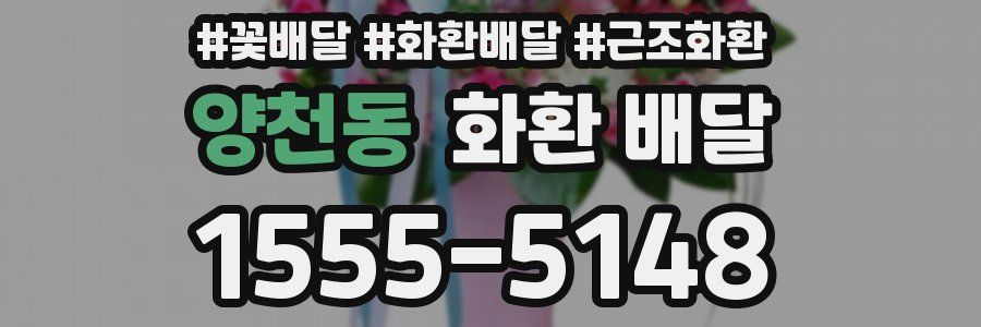 양천동 화환 배달